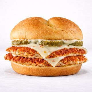 Cheesy Mac Smash Burger