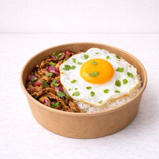 Basil Beef Rice Bowl