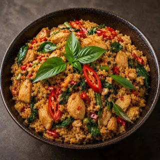 Spicy Basil Fried Rice