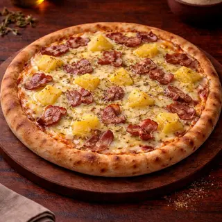 Pizza Bacon Branco
