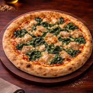 2 x 1 Pizza Spinachi e Pollo