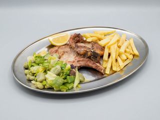 Costeletas de Porco Preto na Grelha