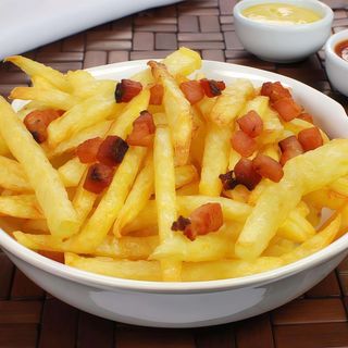 Batata Frita com Bacon