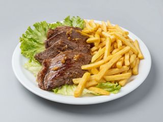 Bife de picanha no alho