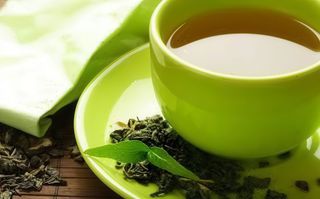 Chá Verde Gunpowder com Hortelã