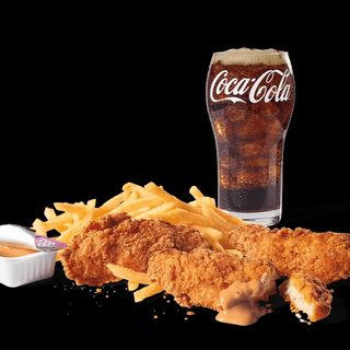Menu chicken crispy tenders plate