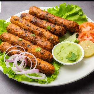 Seekh kebab prato
