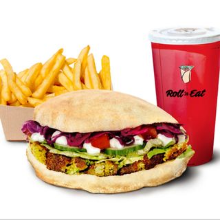 Menu Flafel Pitta Promo