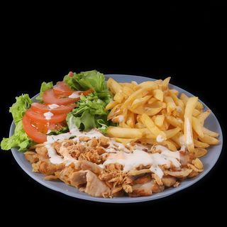 Menu kebab prato