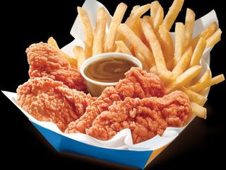 Crispy fried chicken box.
