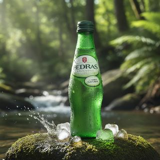 Água das pedras natural