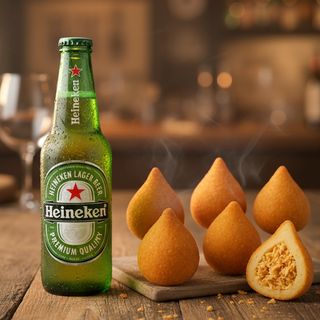 Heineken e 5 Coxinhas