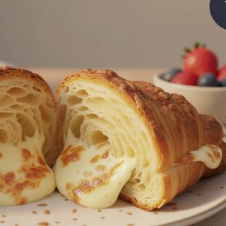 Croissant com queijo