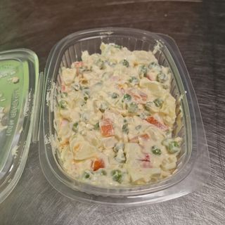Salada de delícias do mar