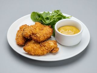 Frango Crispy com Molho Mostarda e Mel