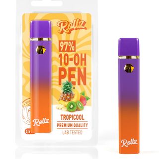 Vape de 10-OH (Novo HHC) Tropicool – Caneta Descartável Rollz – 97%-2ml