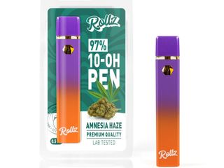 Vape Pen Amnesia tem uma concentração de 97% de 10-OH (Novo HHC)