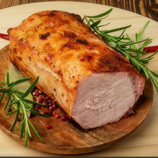 Lombo de porco assado no forno 