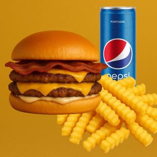 Menu Smash Double Bacon