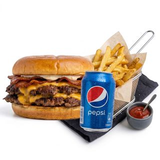 Menu Smash Double Bacon
