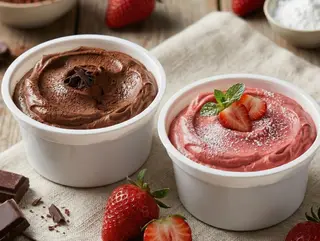 Mousse (Chocolate ou Morango)