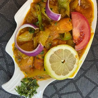 Caril de peixes 