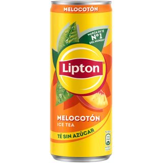 Lipton Peach Ice Tea No Sugar 330ml - Melocotón Té Sin Azúcar