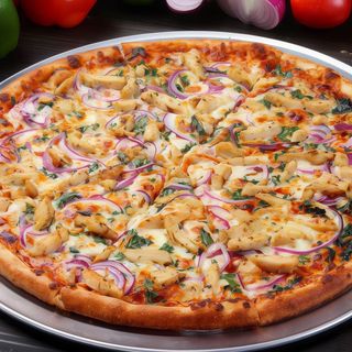 Pizza turca de frango (32 cm)