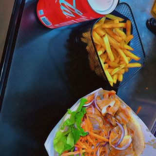 Menu doner kebab frango