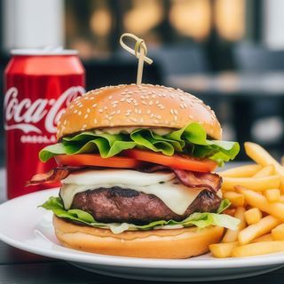 X-Marquês + Batata + Bebida