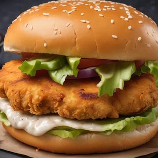 Hamburgers Com Frango menu