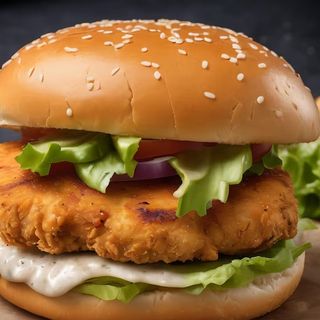 Hamburgers Com Bacon Frango sipmle