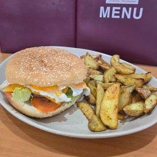 Hambúrguer no Prato House Burger