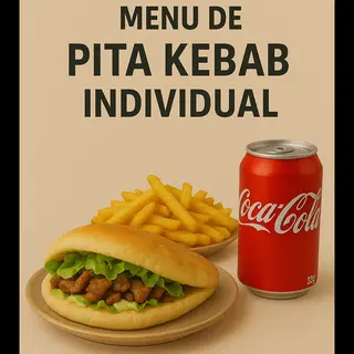 Menu de Pita Kebab Individual