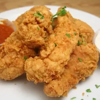 Menu Tiras de Frango em Prato