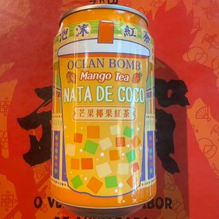 Ocean bomb mango tea com coco 330ml