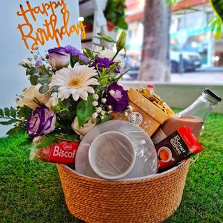 Cesta de pequeno almoço 