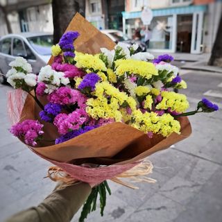 Bouquet Colorido de Statice Alegre