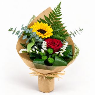 Girassol e Rosa