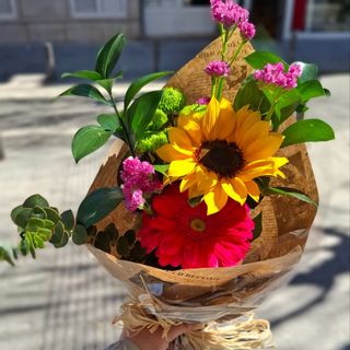 Mini Bouquet Girassol & Alegria