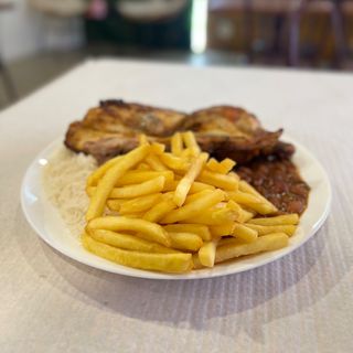 Menu meio frango