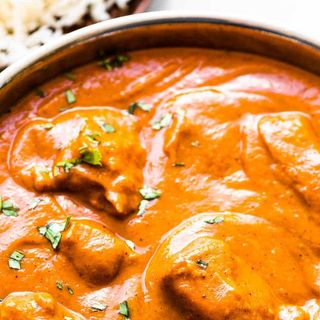 butter chicken  with rice