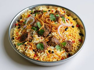 Lamb biryani