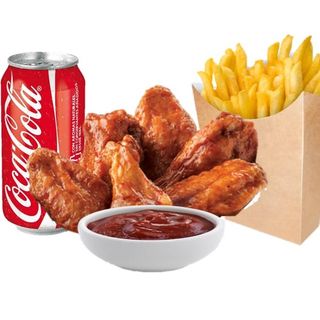 Manu chicken wings plate