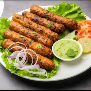 Seekh kebab prato 