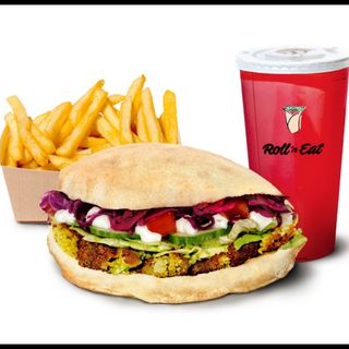Menu pitta Flafel promo
