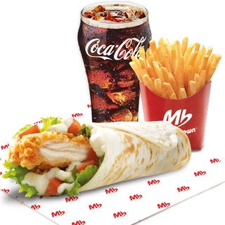 Menu crispy Chicken Roll promo