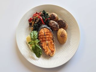 Salmão grelhado