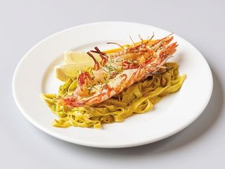 Fettuccini de Camarão tigre