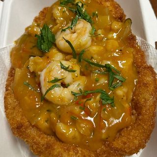 Batata Recheada Camarão